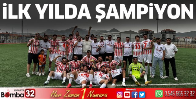 İlk yılında şampiyon oldu