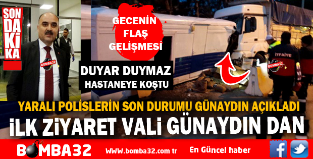 İLK ZİYARET VALİ GÜNAYDIN DAN SON DURUMLARINI GÜNAYDIN AÇIKLADI 