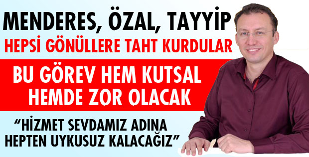 İLKER BEYLE, İLKELİ YÖNETİM…!