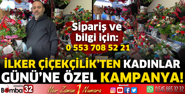 İlker Çiçekçilik’ten Kadınlar Günü’ne Özel Kampanya!