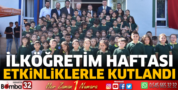 İlköğretim Haftası etkinliklerle kutlandı 