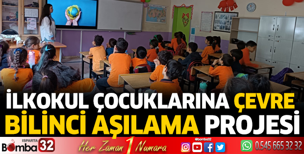 İlkokul çocuklarına çevre bilinci aşılama projesi