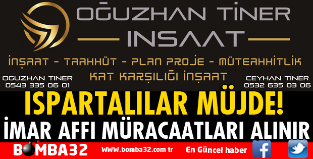 İMAR AFFINDA OĞUZHAN TİNER İNŞAAT MÜRACAATLARA BAŞLADI