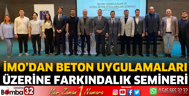 İMO’dan Beton Uygulamaları Üzerine Farkındalık Semineri