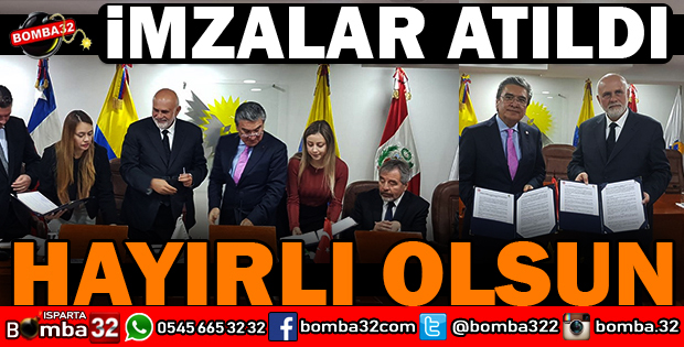 İMZALAR ATILDI HAYIRLI UĞURLU OLSUN