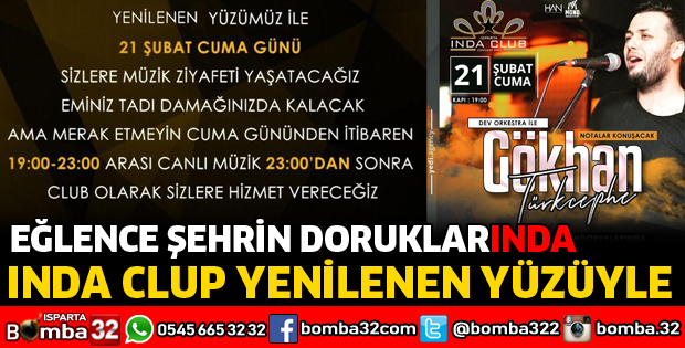 INDA CLUP YENİLENEN YÜZÜYLE