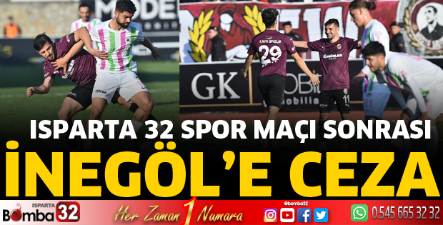 İnegölspor'a ceza