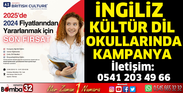 İngiliz Kültür Dil Okullarında kampanya
