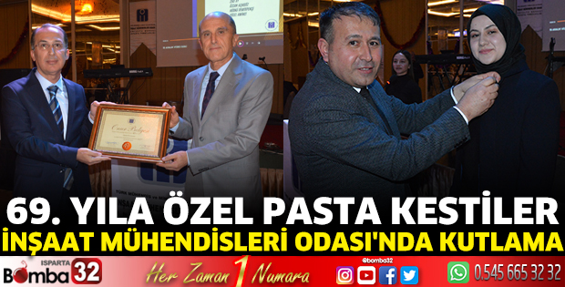 İnşaat Mühendisleri Odası'nda kutlama