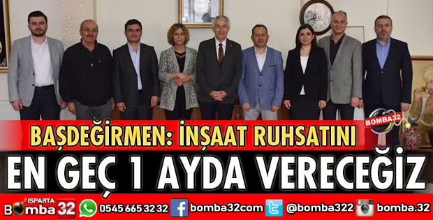 İNŞAAT RUHSATINI EN GEÇ 1 AYDA VERECEĞİZ
