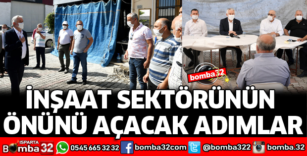 İNŞAAT SEKTÖRÜNÜN ÖNÜNÜ AÇACAK ADIMLAR