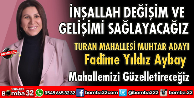 İNŞALLAH DEĞİŞİM VE GELİŞİMİ SAĞLAYACAĞIZ