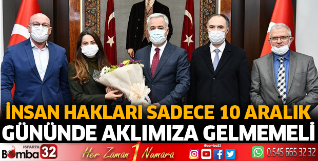 İNSAN HAKLARI SADECE 10 ARALIK GÜNÜNDE AKLIMIZA GELMEMELİ