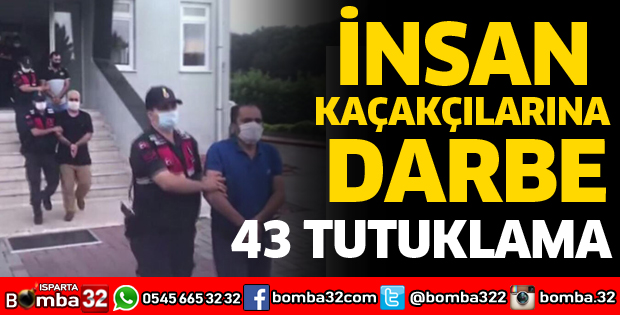 İNSAN KAÇAKÇILARINA DARBE