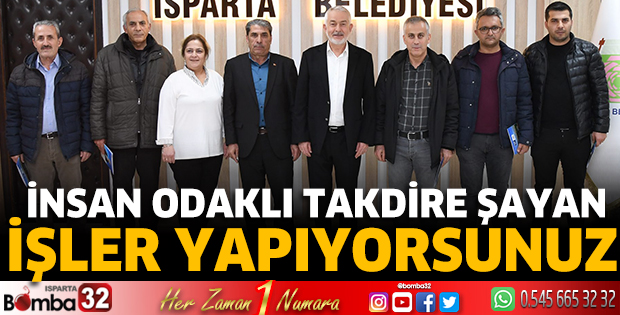 İnsan odaklı takdire şayan işler yapıyorsunuz