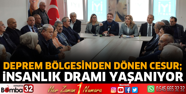 İnsanlık dramı yaşanıyor