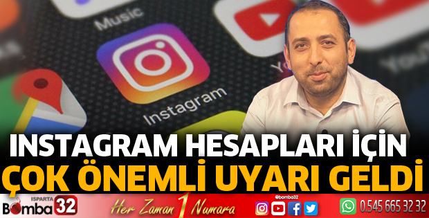 Instagram hesaplarınıza dikkat