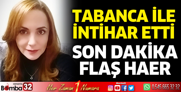 İntihar etti