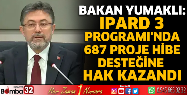 IPARD 3 Programı'nda 687 proje hibe desteğine hak kazandı
