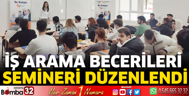 İş Arama Becerileri semineri düzenlendi