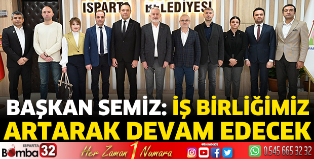 İş birliğimiz artarak devam edecek 