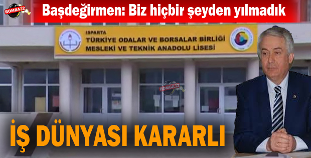 İş dünyası kararlı