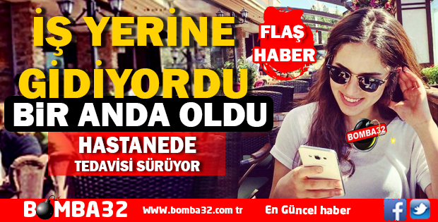 İŞ YERİNE GİDİYORDU  BİR ANDA OLDU