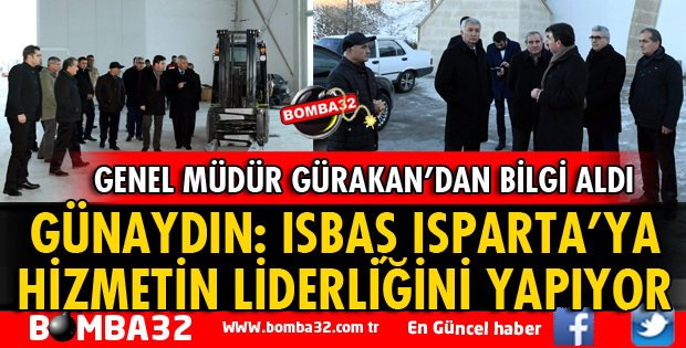ISBAŞ ISPARTA’YA HİZMETİN LİDERLİĞİNİ YAPIYOR