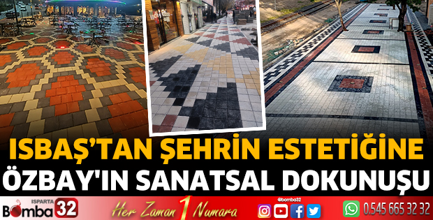 ISBAŞ’tan Şehrin Estetiğine Özbay'ın Sanatsal Dokunuşu 