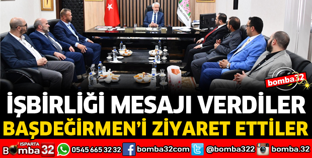 İŞBİRLİĞİ MESAJI VERDİLER