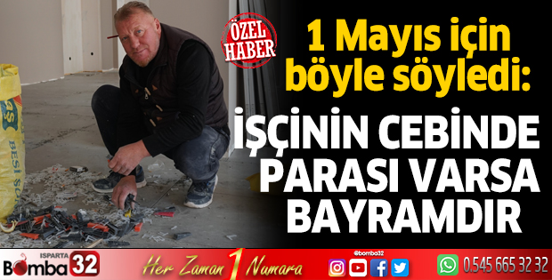 İşçinin cebinde parası varsa bayramdır