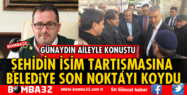 İSİM TARTIŞMASINA BELEDİYE SON NOKTAYI KOYDU