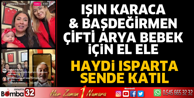 Işın Karaca ve Başdeğirmen çifti Arya için el ele verdi