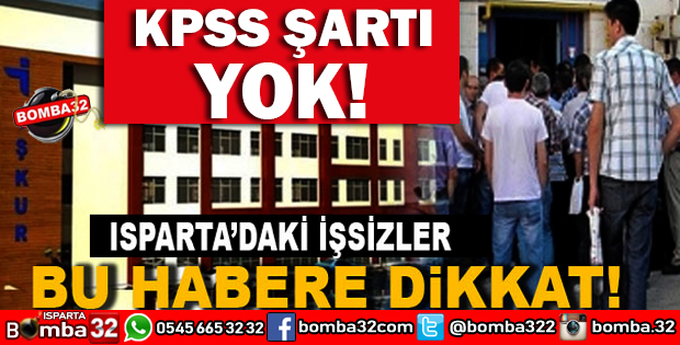 İŞKUR ALIM YAPACAK MÜRACAATLAR  BAŞLIYOR