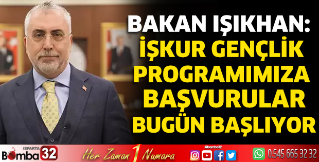 İŞKUR Gençlik Programımıza başvurular bugün başlıyor
