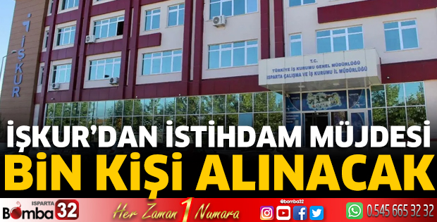 İŞKUR üzerinden Bin kişi istihdam edilecek  