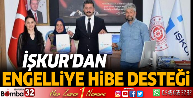 İŞKUR'dan engelliye hibe desteği