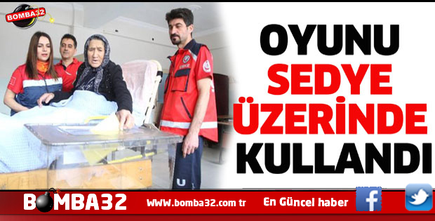 ISPARATA'DA OYUNU SEDYE ÜZERİNDE KULLANDI