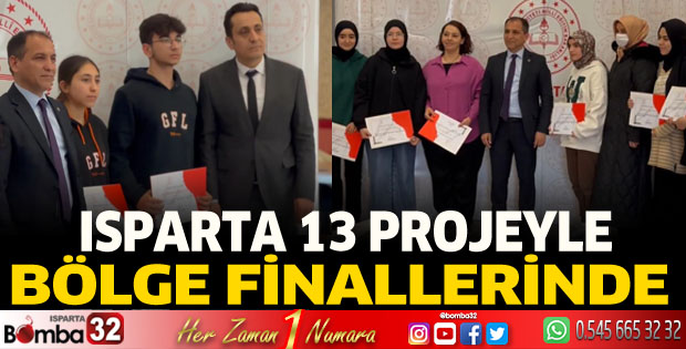 Isparta 13 Projeyle Bölge Finallerinde