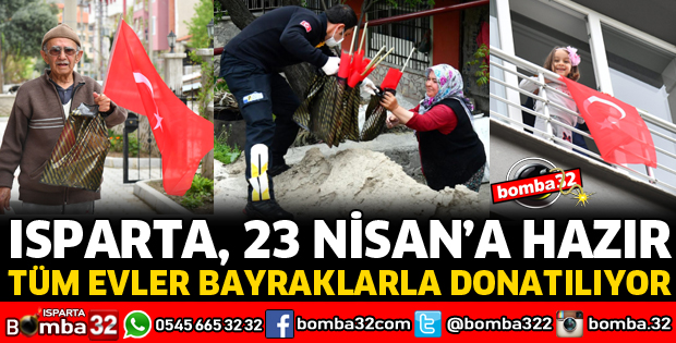 ISPARTA 23 NİSAN’A HAZIRLANIYOR