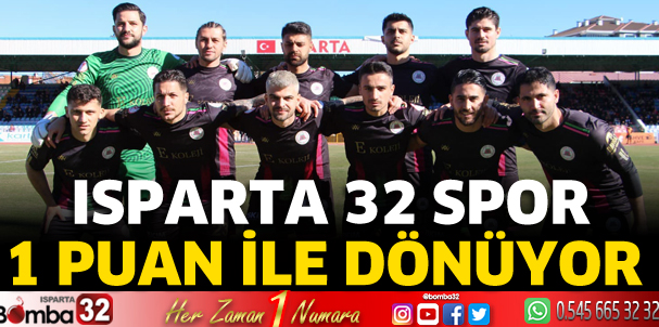 Isparta 32 Spor berabere kaldı 