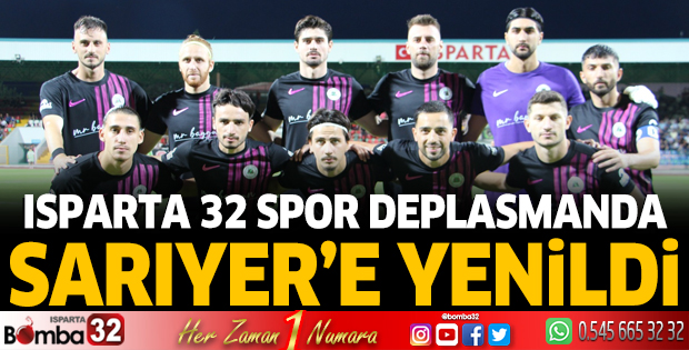 Isparta 32 Spor deplasmanda yenildi