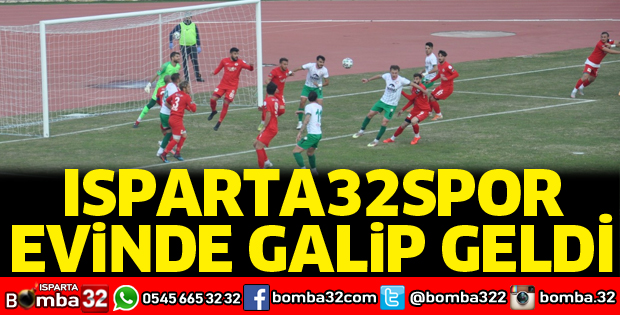Isparta 32 Spor evinde galip geldi