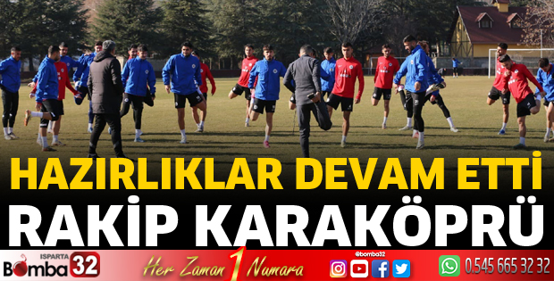Isparta 32 Spor evinde Karaköprü'yü ağırlayacak 