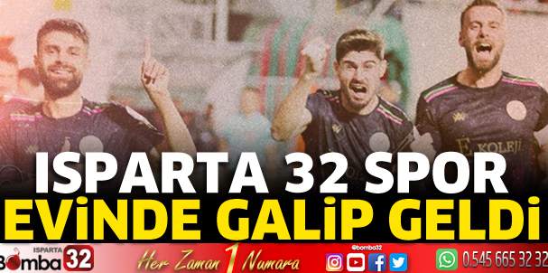 Isparta 32 Spor evinde kazandı 