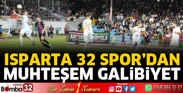 Isparta 32 Spor evinde kazandı
