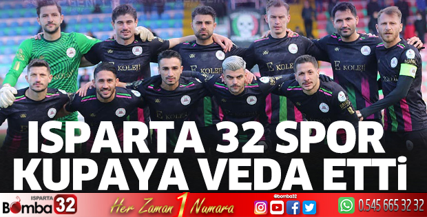 Isparta 32 Spor kupaya veda etti