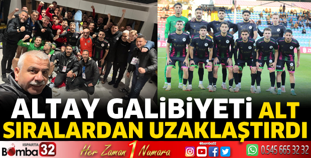 Isparta 32 spor rahat nefes aldı 