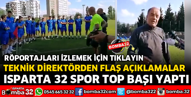 ISPARTA 32 SPOR TOP BAŞI YAPTI