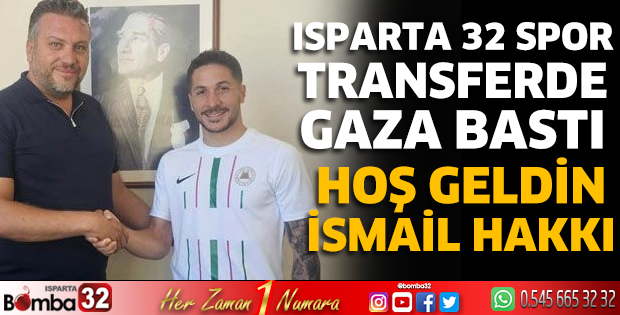 Isparta 32 Spor transferde gaza bastı